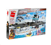 Картинка Конструктор QMAN CombatZones 1724 Корабль с техникой