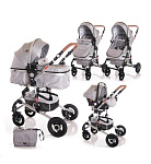 Картинка Универсальная коляска Lorelli (Bertoni) Alba Set (3 в 1, серый) (10021472061)