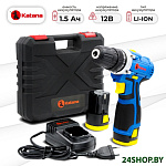 Картинка Дрель-шуруповерт Katana Japan PROdrive 1215 (с 2-мя АКБ, кейс)