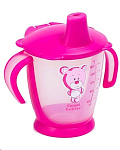 Картинка Поильник Canpol Мишка 31/500 (180мл) (розовый)