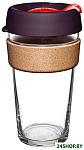 Картинка Многоразовый стакан KeepCup Brew Cork L Red Bells 454мл (красный)