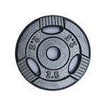 Картинка Диск для штанги окрашенный 2,5 кг d-26 K3-2,5 кг