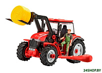 Картинка Конструктор Revell Трактор с погрузчиком и фигуркой (1:20) (00815)