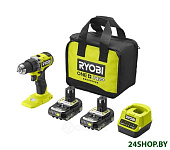 Картинка Дрель-шуруповерт Ryobi HP RDD18C-220S 5133004980 (с 2-мя АКБ)