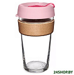 Картинка Многоразовый стакан KeepCup Brew Cork L Rosea 454мл (розовый)