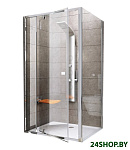 Картинка Душевая стенка Ravak Pivot PPS 100 (серебристый/прозрачное)