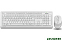 Клавиатура + мышь A4Tech Fstyler FG1010 (белый/серый)