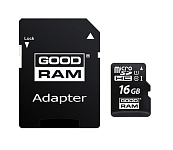 Картинка Карта памяти GOODRAM M1AA microSDHC M1AA-0160R12 16GB (с адаптером)
