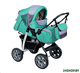 Картинка Детская универсальная коляска Alis Amelia I Am03 (зеленый/светло-серый)
