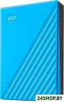 Картинка Внешний накопитель WD My Passport 4TB WDBPKJ0040BBL