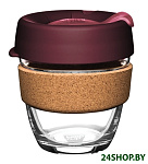 Картинка Многоразовый стакан KeepCup Brew Cork S Kangaroo Raw 227мл (бордовый)
