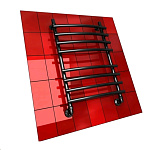 Картинка Полотенцесушитель Двин R primo Black 80x50