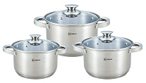 Картинка Набор кастрюль Rainstahl RS-1642-06