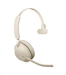 Картинка Наушники Jabra Evolve2 65 MS Mono USB-С (бежевый)