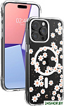 Cyrill Cecile Mag для iPhone 15 Pro Max ACS06624 (прозрачный/цветы)