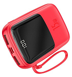 Картинка Портативное зарядное устройство Baseus Qpow Digital Display PPQD-A09 10000mAh (красный)