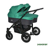 Картинка Детская универсальная коляска RIKO Basic Saxo 2 в 1 (01, бирюзовый/черный)