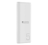 Картинка Портативное зарядное устройство Canyon CNE-CPB05W