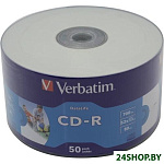 Картинка Диски Verbatim Printable 700Mb 52x 50 шт. (043794)