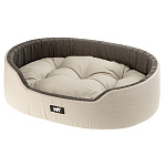 Картинка Лежанка для животных Ferplast Dandy 45 [82941095] (серый/черный)