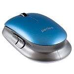 Картинка Мышь беспроводная оптическая PERFEO PF-355-WOP-BL TRACK голубая