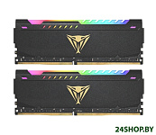 Картинка Оперативная память Patriot Viper Steel RGB 2x32GB DDR4 PC4-21300 PVSR464G320C8K