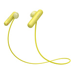 Картинка Наушники с микрофоном SONY WI-SP500 (желтый)