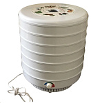 Картинка Сушилка для овощей и фруктов Ветерок 2 Люкс 6 сит в гофротаре + 2 поддона для пастилы White