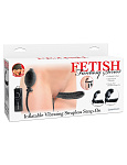 Страпон безремневой с вибрацией FF Inflatable Vibrating Strapless Strap-On