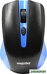 Картинка Мышь SmartBuy One 352AG (черный/синий) (SBM-352AG-BK)