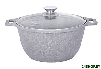Картинка Кастрюля Kukmara кмс22а (светлый мрамор)