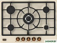 Картинка Газовая варочная панель Korting HG 761 CTB (слоновая кость)