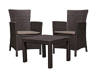 Картинка Набор садовой мебели Allibert Rosario balcony set (17200030) (коричневый)