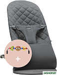 Bouncer Bliss с игрушкой (хлопок, anthracite)