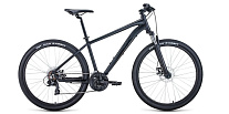 Картинка Велосипед Forward Apache 27.5 2.0 D р.17 2022 (черный матовый/черный) (RBK22FW27302)