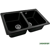 Картинка Кухонная мойка Gerhans C02 (оникс)