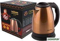 Картинка Электрочайник МАТРЁНА MA-002 (медный)