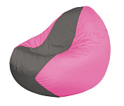 Картинка Бескаркасное кресло Flagman Classic К2.1-170 (серый/розовый)