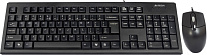 Картинка Клавиатура и мышь A4Tech KRS-8372 USB Black