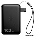 Картинка Портативное зарядное устройство Baseus Mini S Bracket Wireless PPXFF10W-01 10000mAh (черный