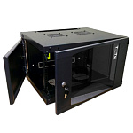 Картинка Шкаф настенный LANMASTER Next TWT-CBWNG-6U-6X6-BK 6U 550x600мм (черный)