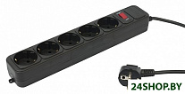 Картинка Сетевой фильтр PC Pet AP01006-1.8-BK 1.8 м (5 розеток) черный