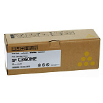 Картинка Картридж RICOH SP C360HE 408187 (желтый)