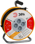 Картинка Удлинитель силовой ЭРА RP-4-2x0.75-20m (Б0017618)