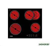 Картинка Варочная поверхность Hyundai HHE 6680 BG (черный)