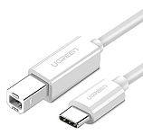 Картинка Кабель для принтера UGREEN US241 1.5м (белый) 40417