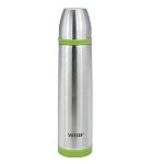 Картинка Термос Vitesse VS-2632 1л (серебристый/зеленый)