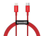 Картинка Кабель Baseus CATLYS-A09 USB Type-C - Lightning (1 м, красный)