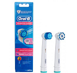 Картинка Сменная насадка Braun Oral-B Sensitive EB17s + Sensi UltraThin EB60 (2 шт)