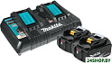 Аккумулятор с зарядным устройством Makita BL1850B + DC18RD 191L75-3 (18В/5 Ah + 7.2-18В)